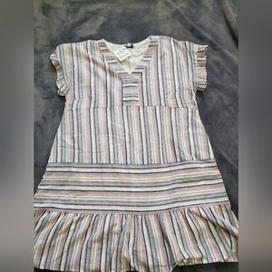 Womens size Med. Striped dress.